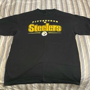 Vintage, black, short sleeve stealer T-shirt, 100% cotton size large